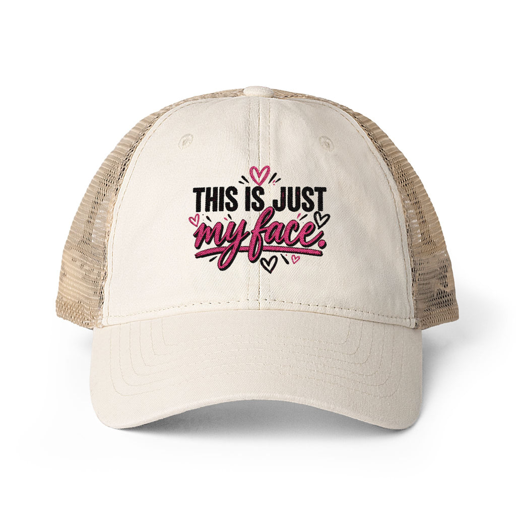 Women's Washed Mesh-Back Cap