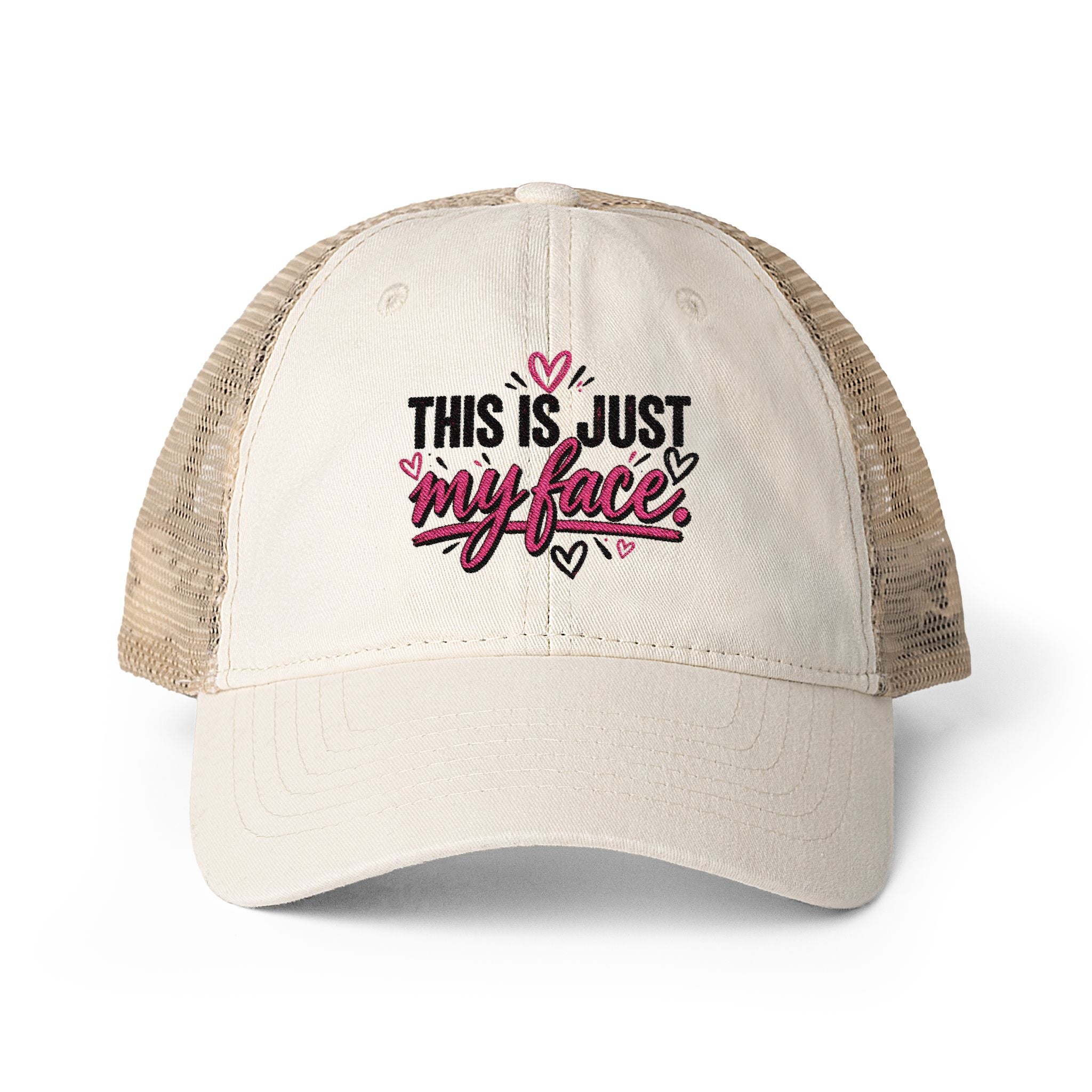 Women's Washed Mesh-Back Cap