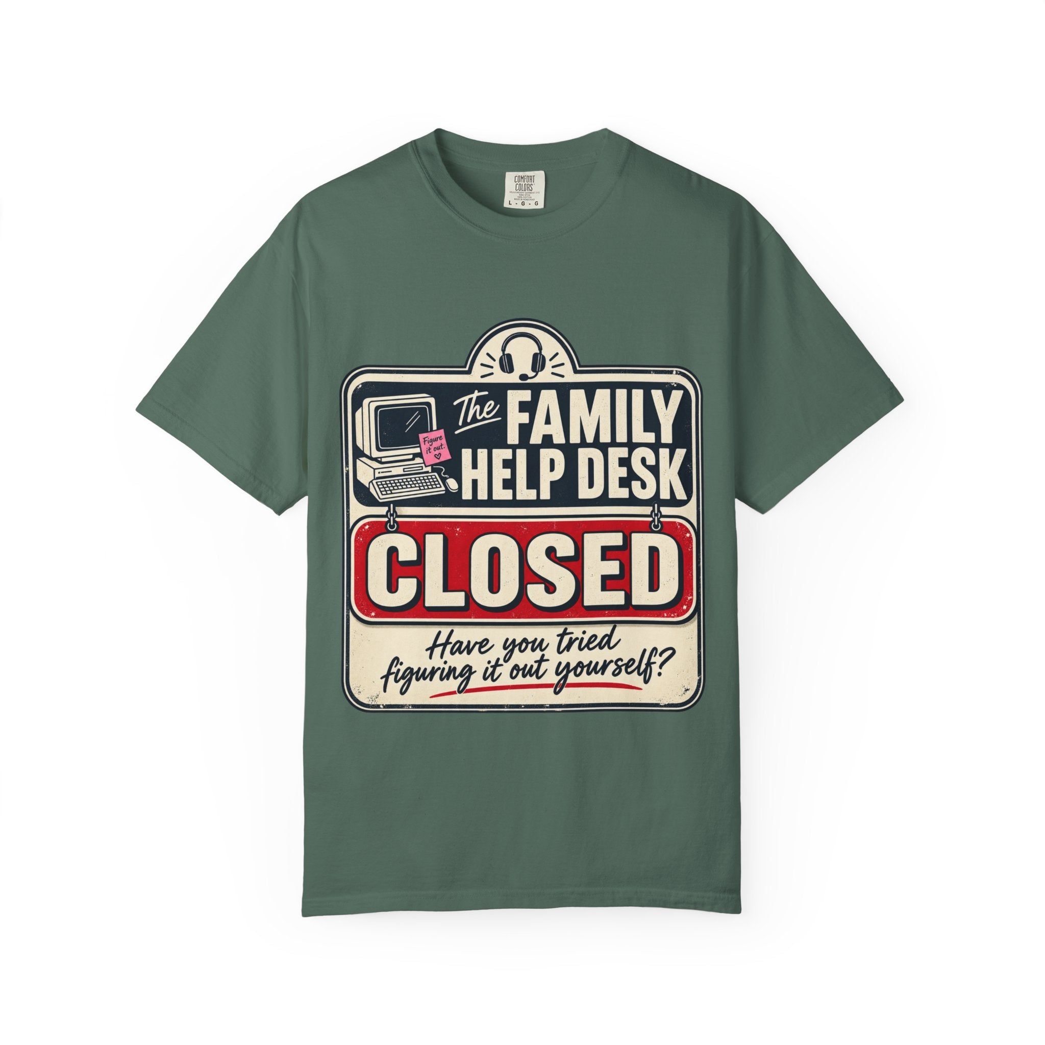 Family Help Desk Closed Tee