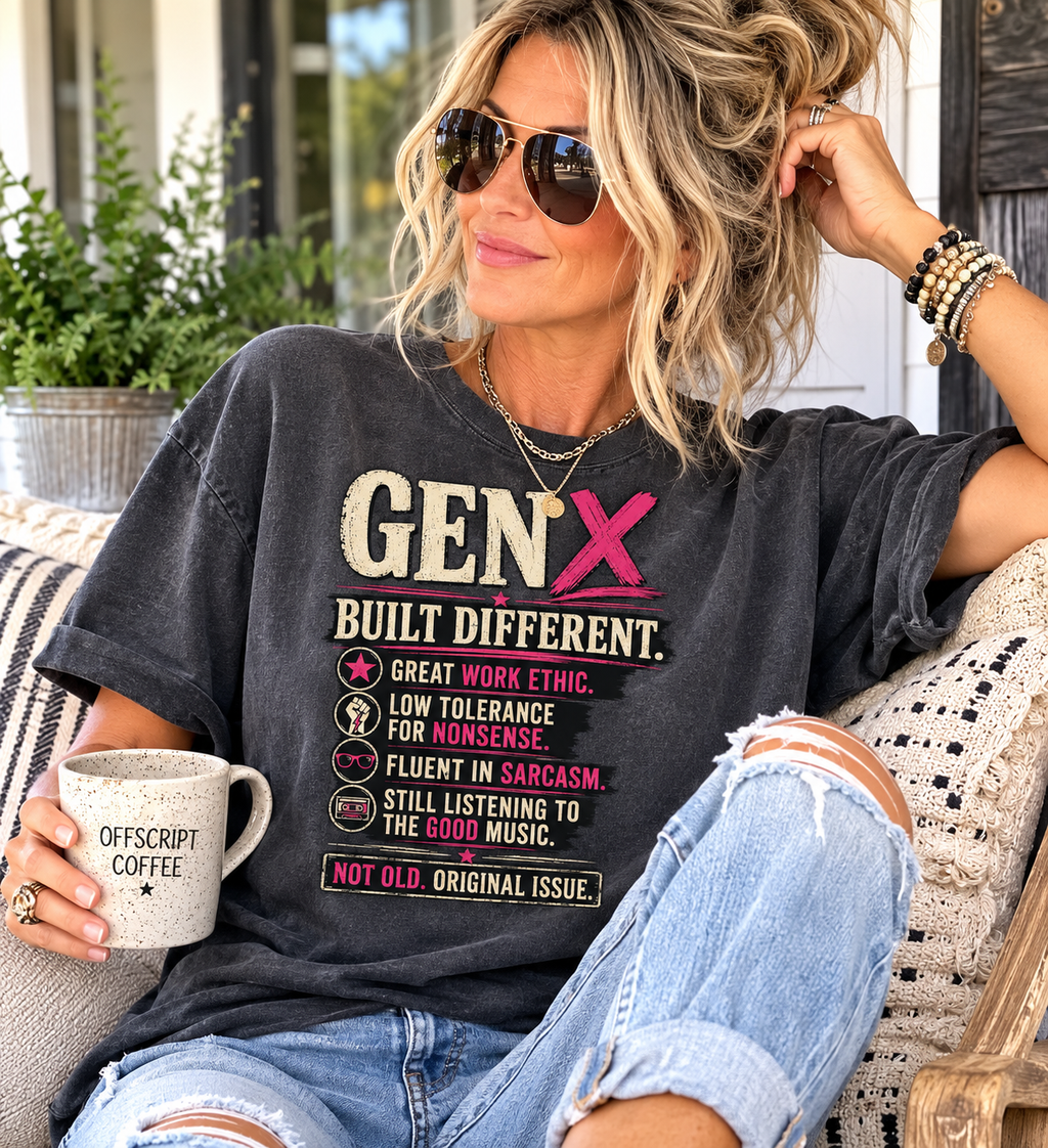 GEN X — BUILT DIFFERENT Tee