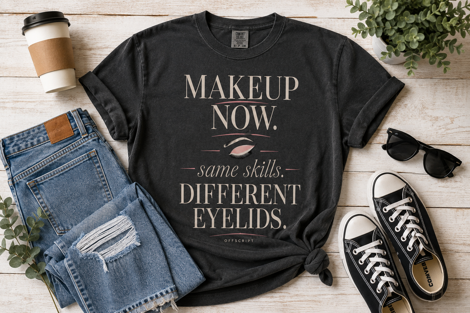 Makeup Now. Different Eyelids Tee