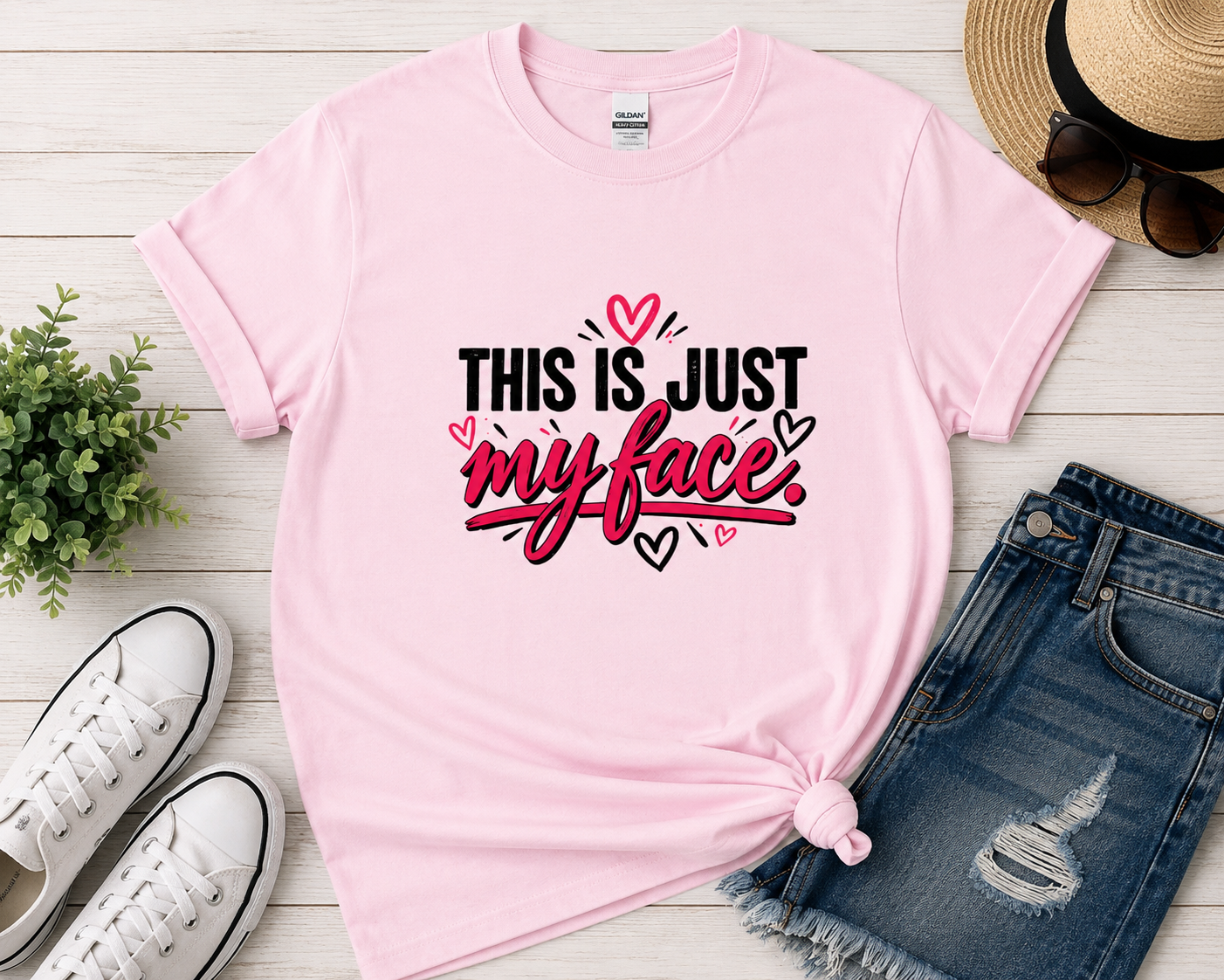 This Is Just My Face Tee