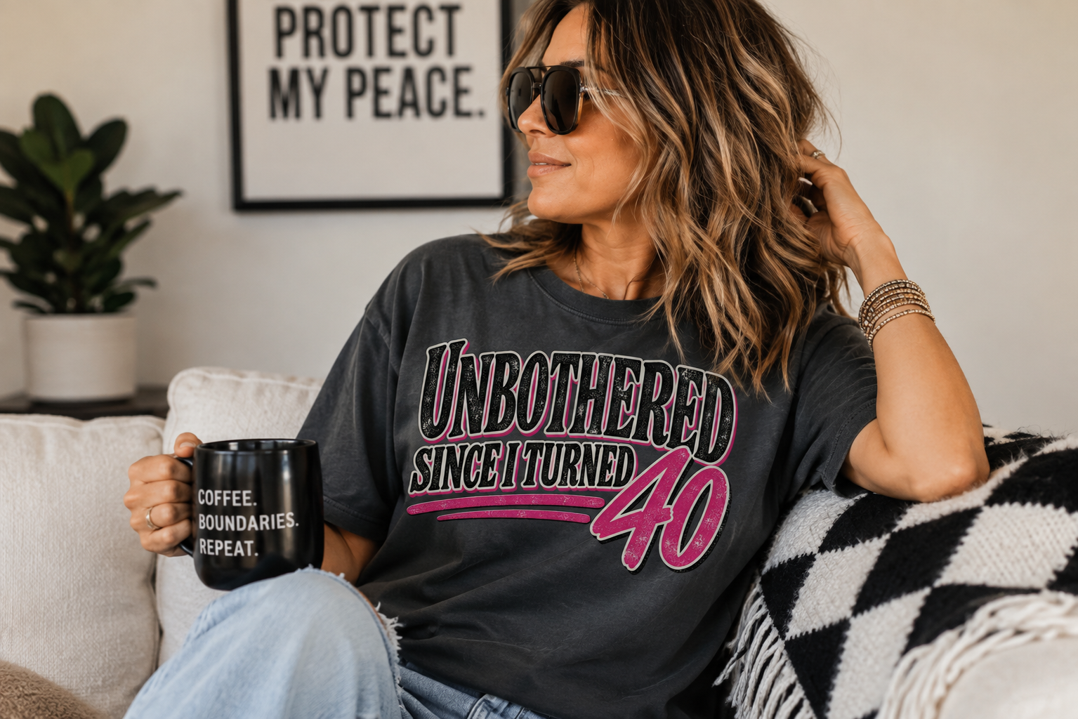 Unbothered Since I Turned 40 Tee
