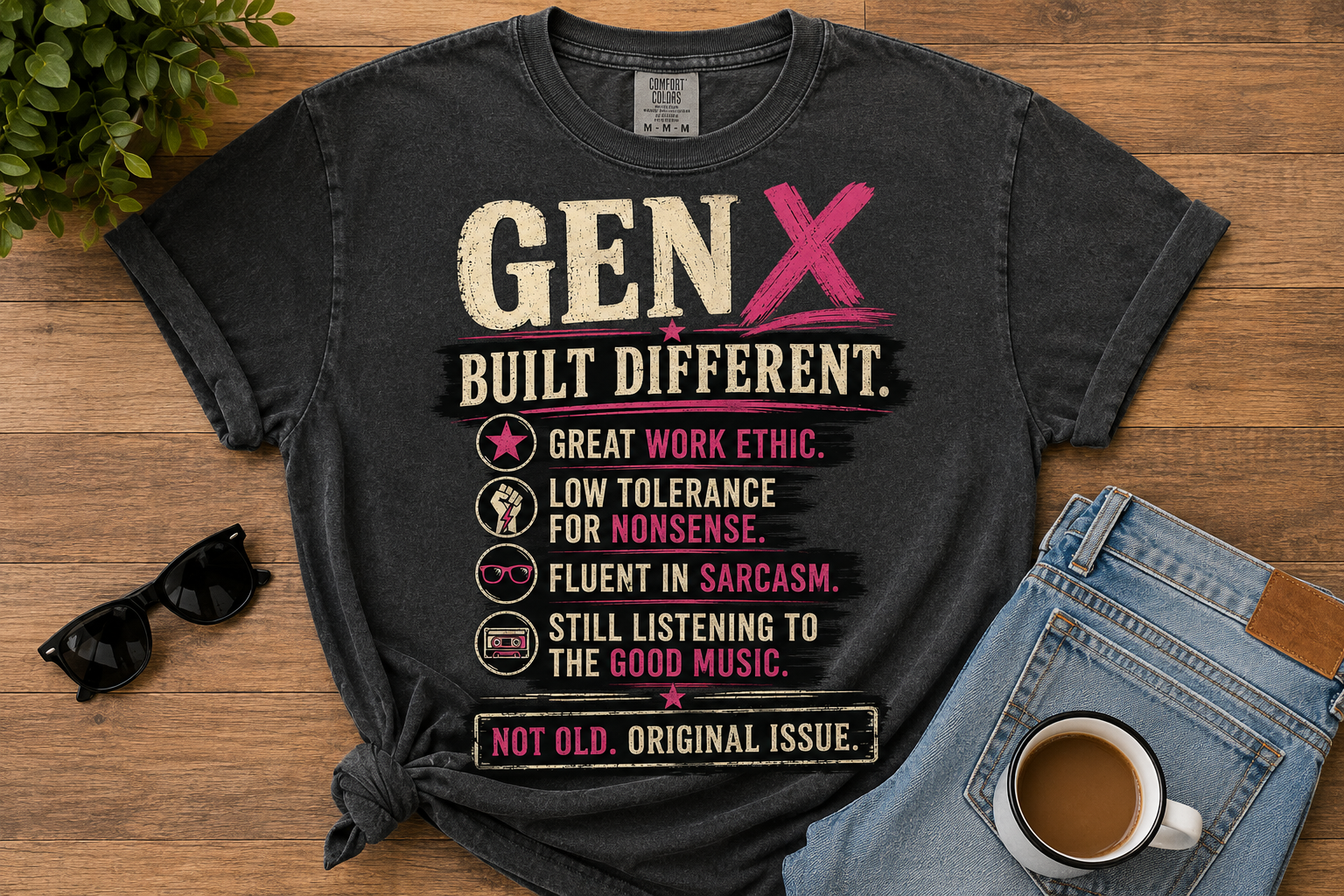 GEN X — BUILT DIFFERENT Tee
