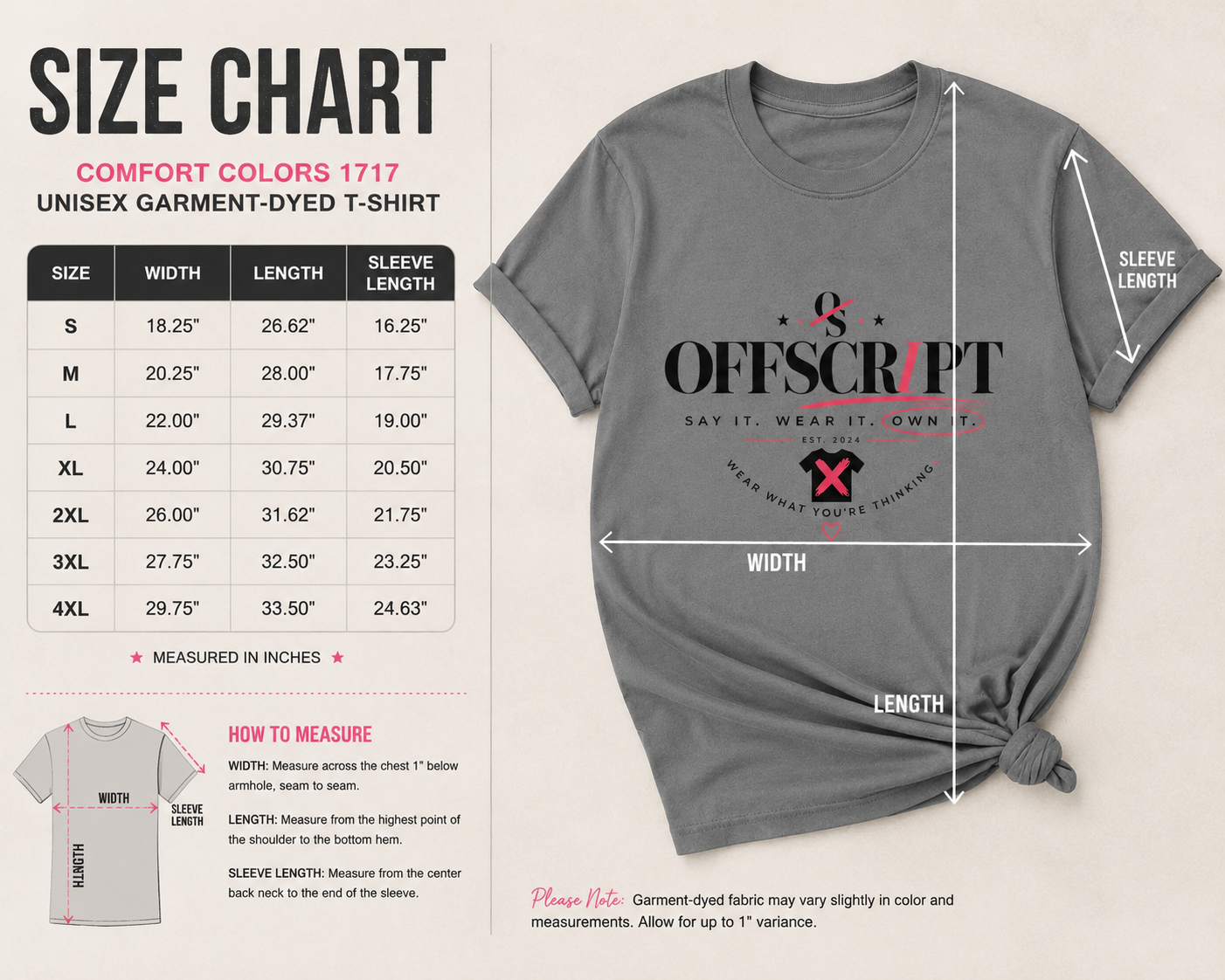 OffScript Signature Logo Tee