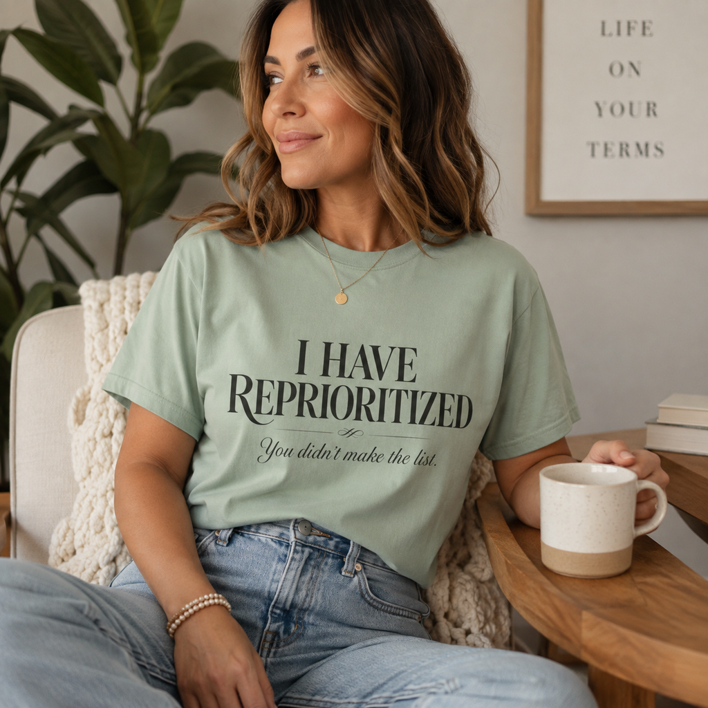 I Have Reprioritized – You Didn’t Make the List Tee