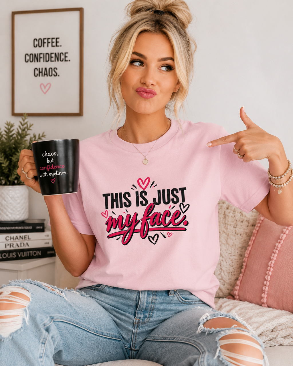 This Is Just My Face Tee