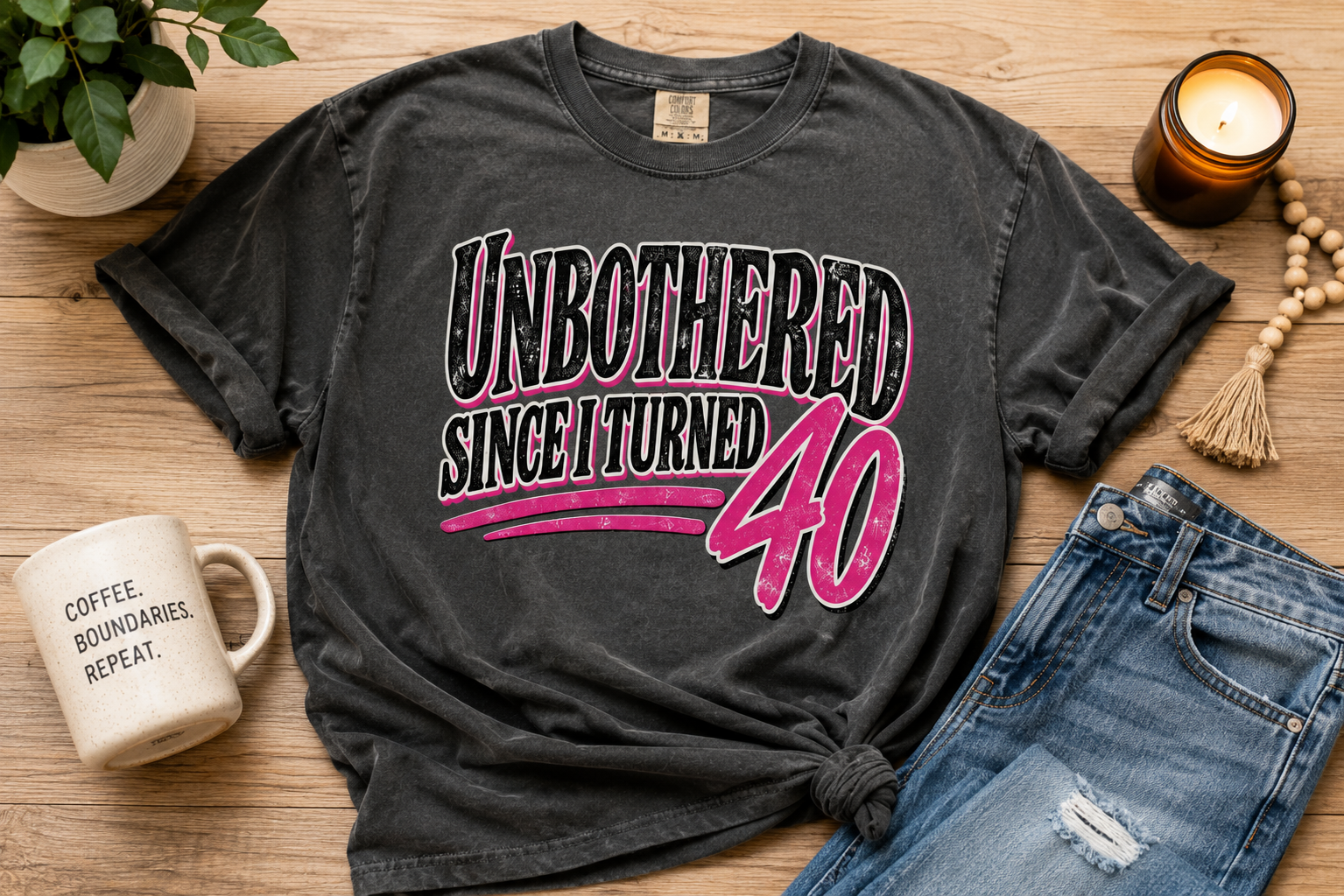 Unbothered Since I Turned 40 Tee