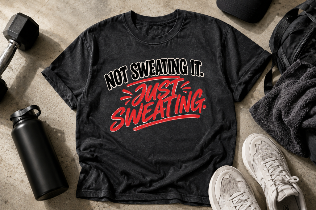 Not Sweating It. Just Sweating. Tee