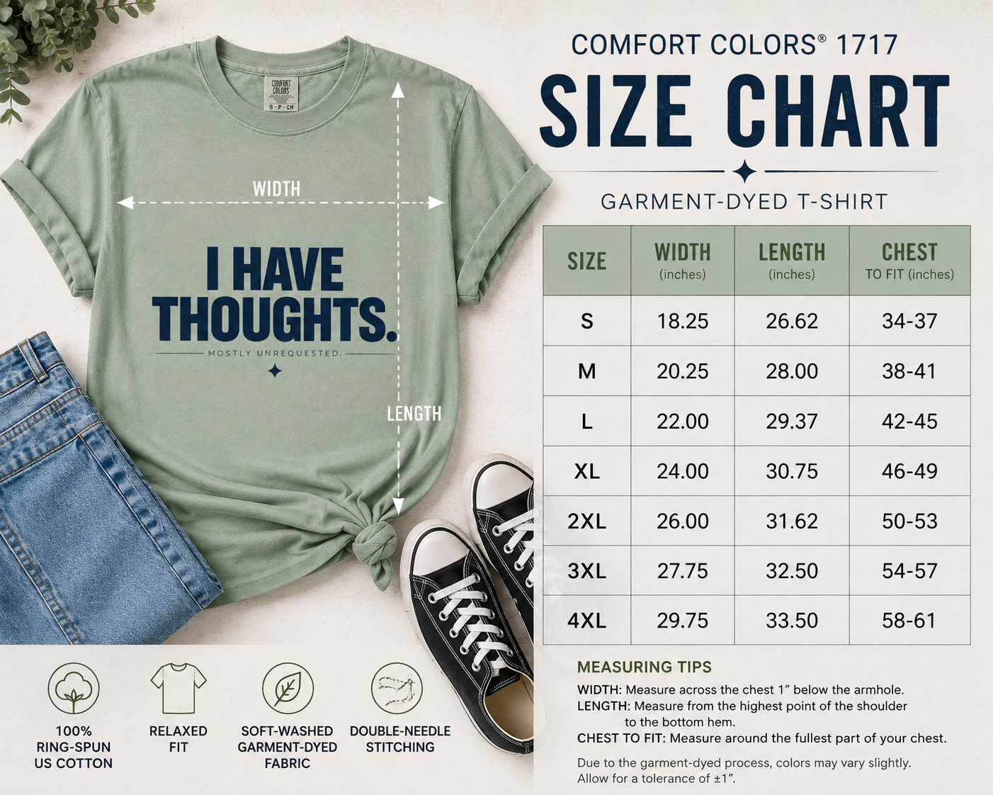 I Have Thoughts Tee