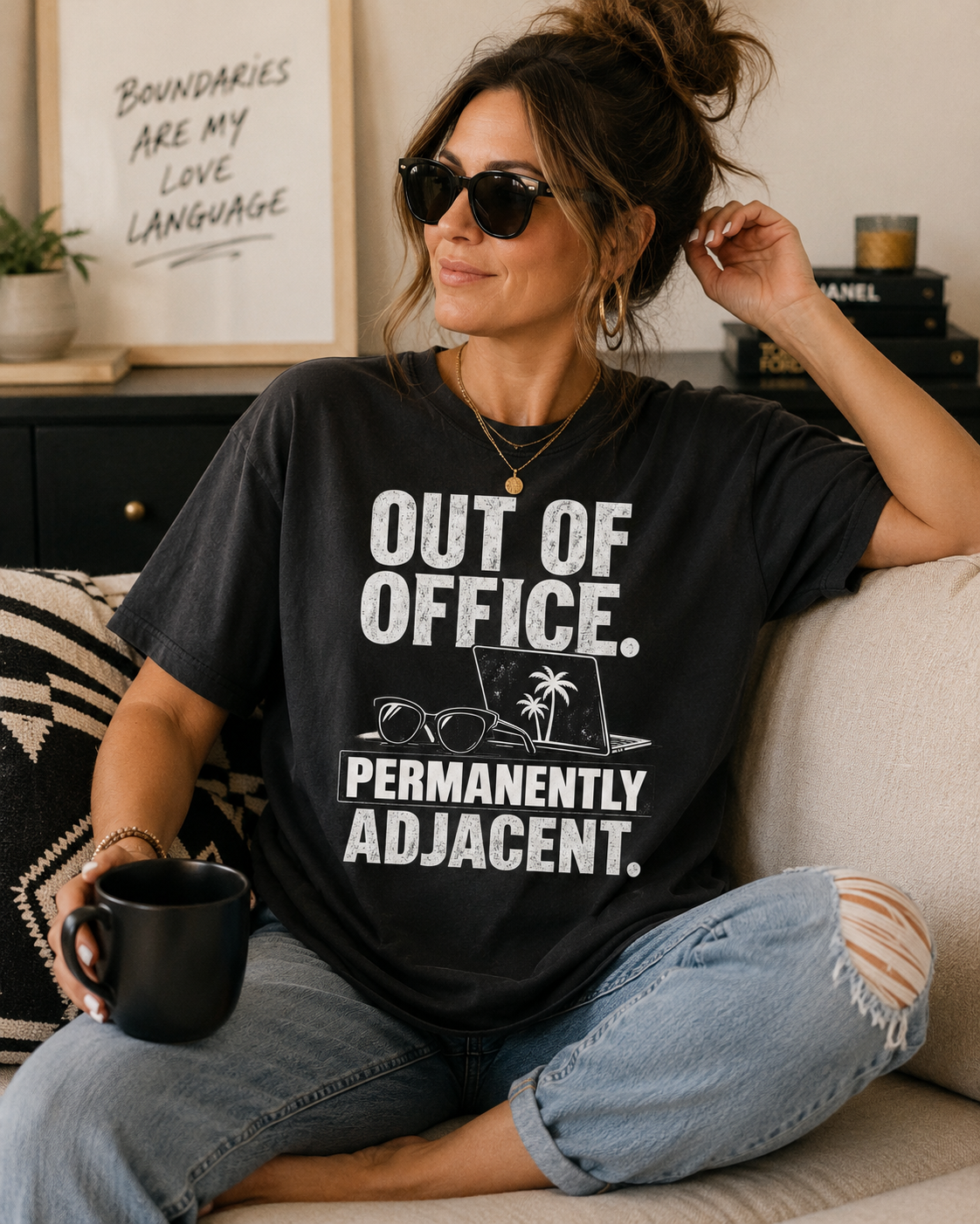 Out of Office. Permanently Adjacent Tee
