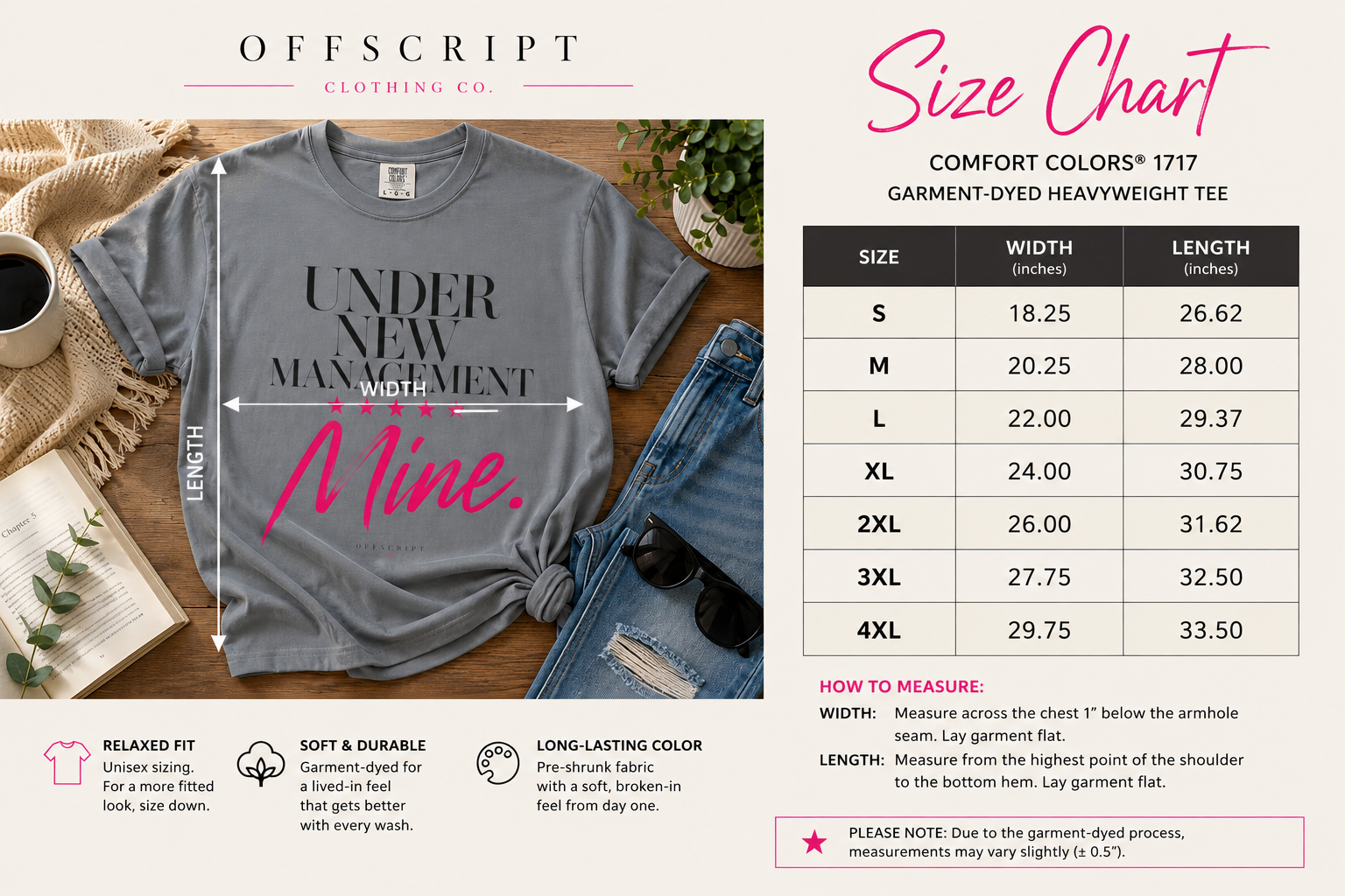 Under New Management — Mine Tee